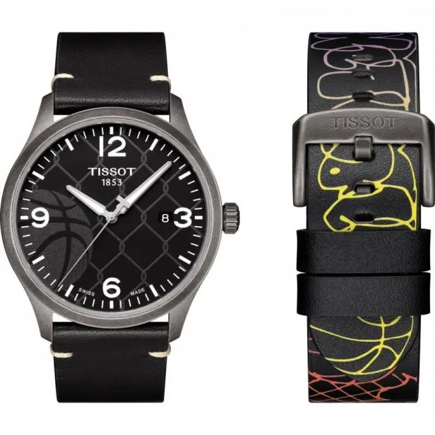 Tissot Watch Gent XL 3x3 Street Basketball 42mm Quartz double strap T116.410.36.067.00