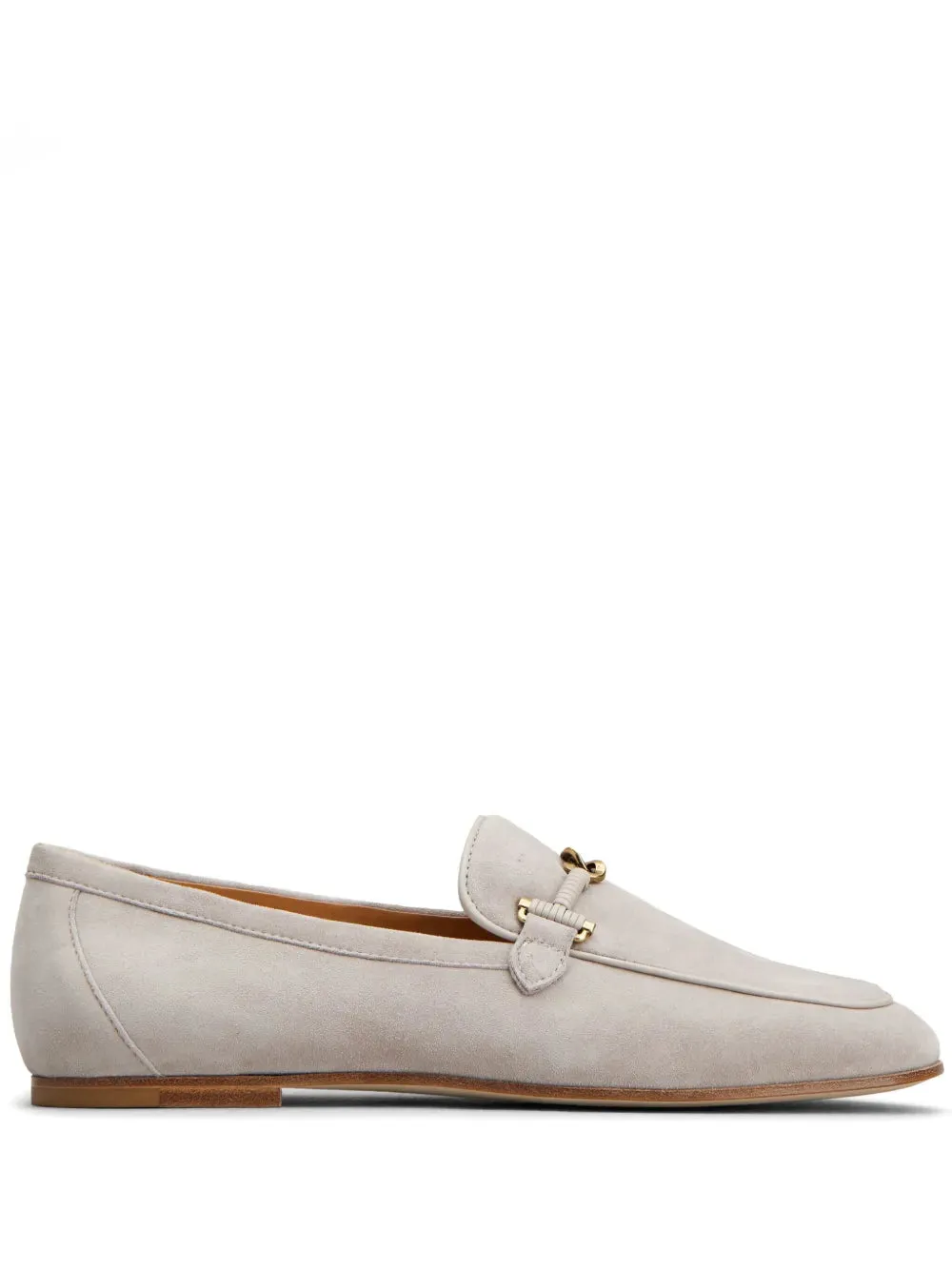 Tod's almond-toe leather loafers