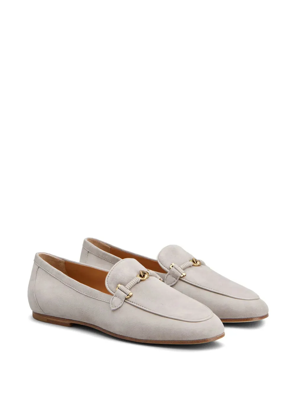 Tod's almond-toe leather loafers