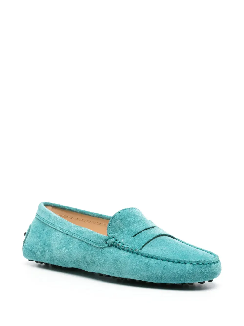Tod's suede penny loafers