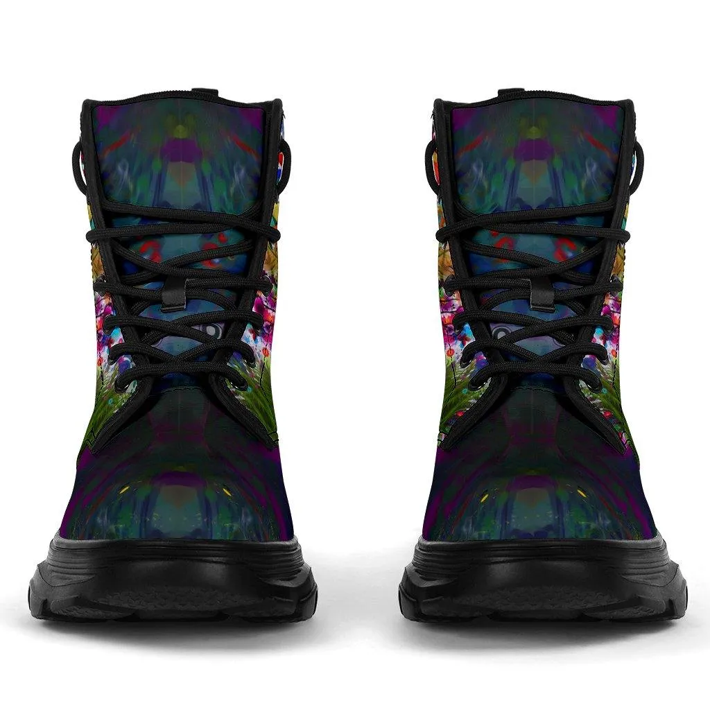Tree Of Life Chunky Boots