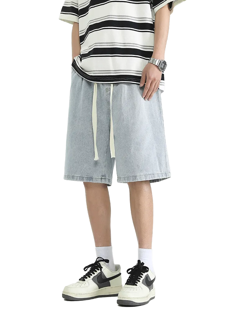 Trendy street denim shorts-D64 | Inspanda