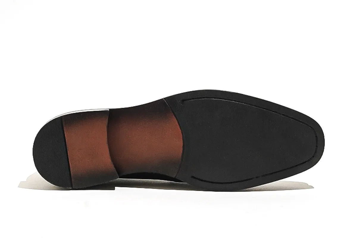Trouville Black Penny Loafers