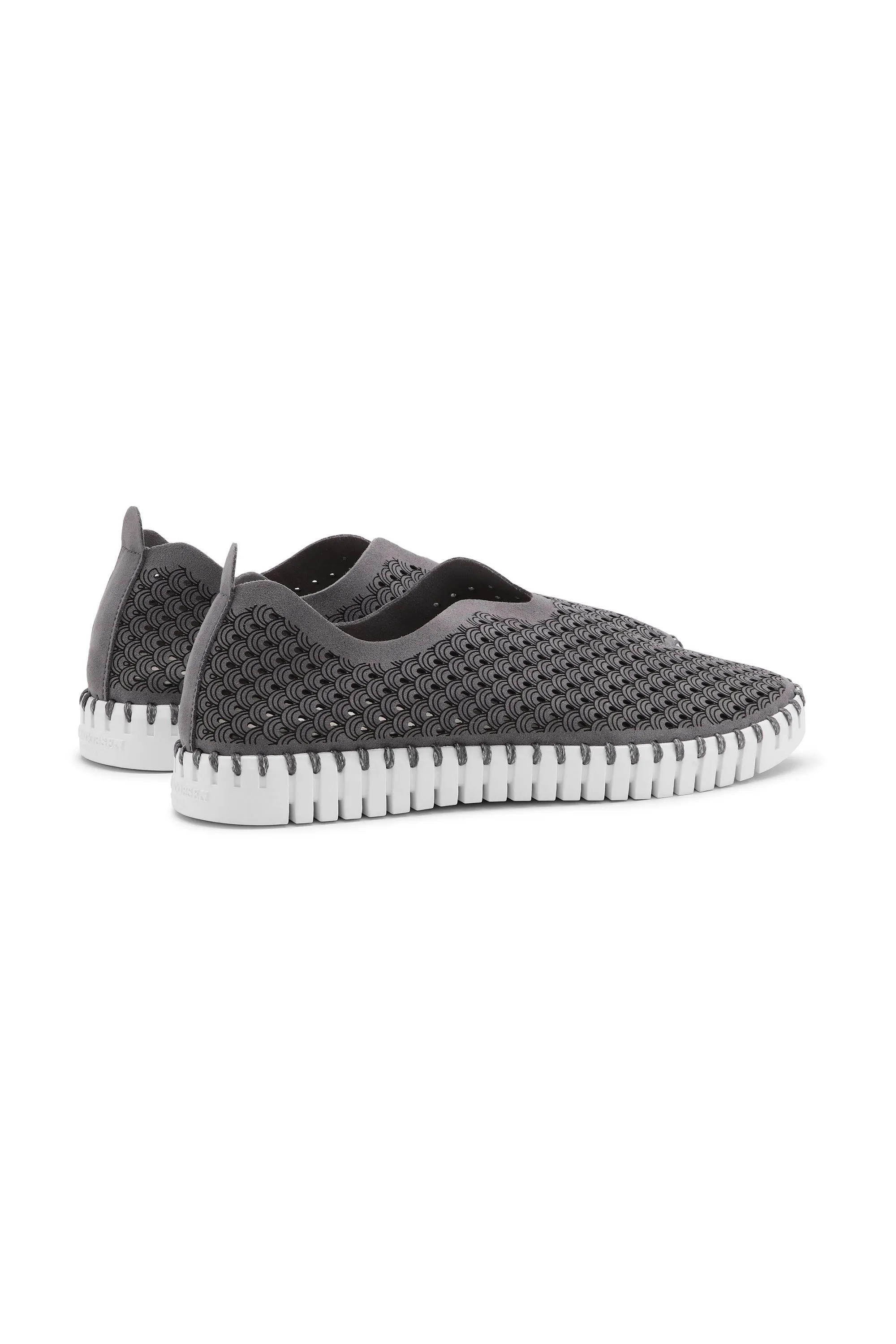 Tulip 139 Perforated Slip-On Sneaker in Smoked Pearl