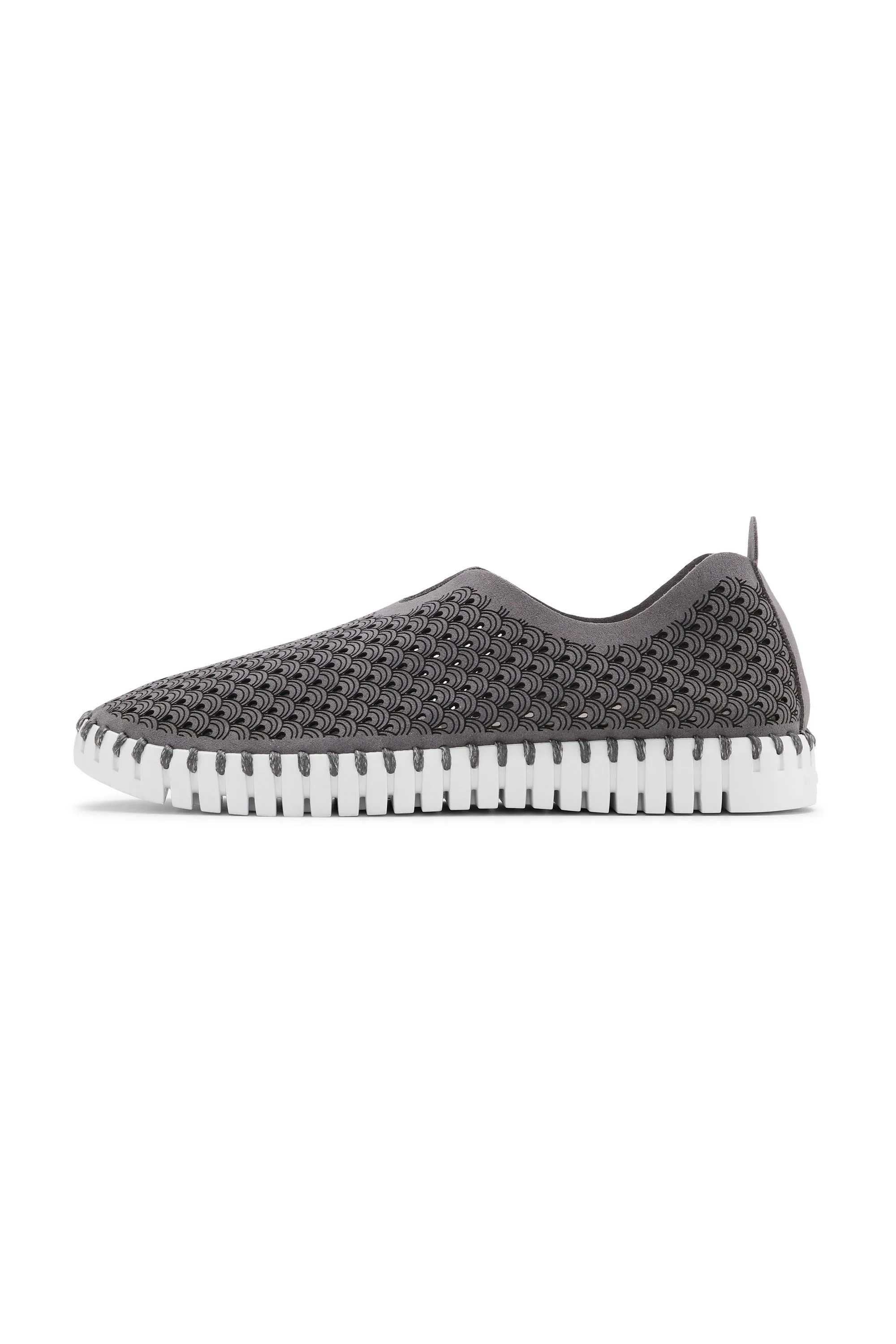 Tulip 139 Perforated Slip-On Sneaker in Smoked Pearl