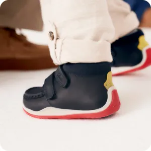 UK 5.5 Navy Noodle Play Boots
