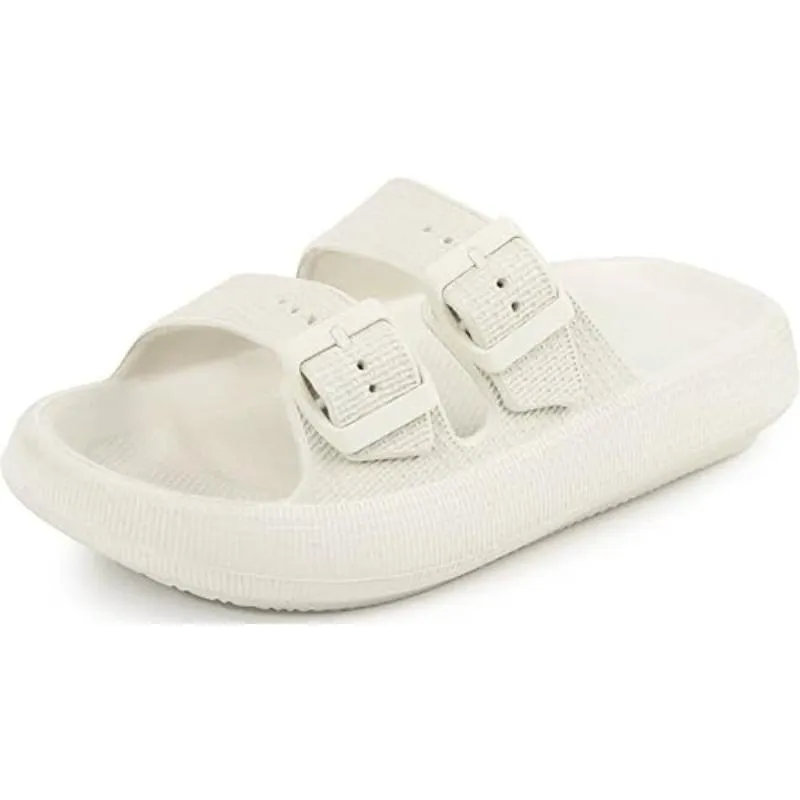Unisex Comfy Craft Adjustable Dual Buckle Sandals