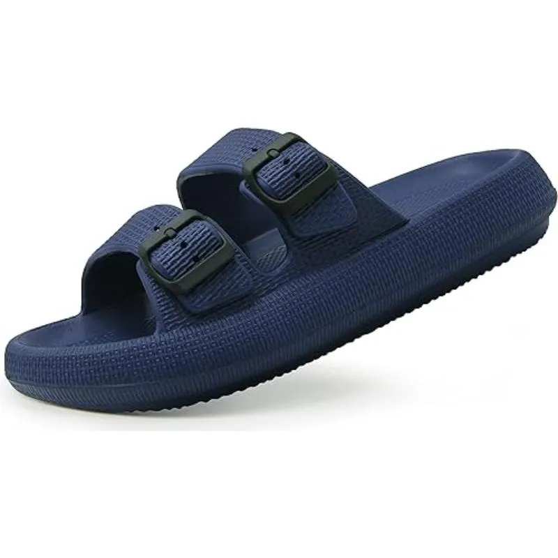 Unisex Comfy Craft Adjustable Dual Buckle Sandals