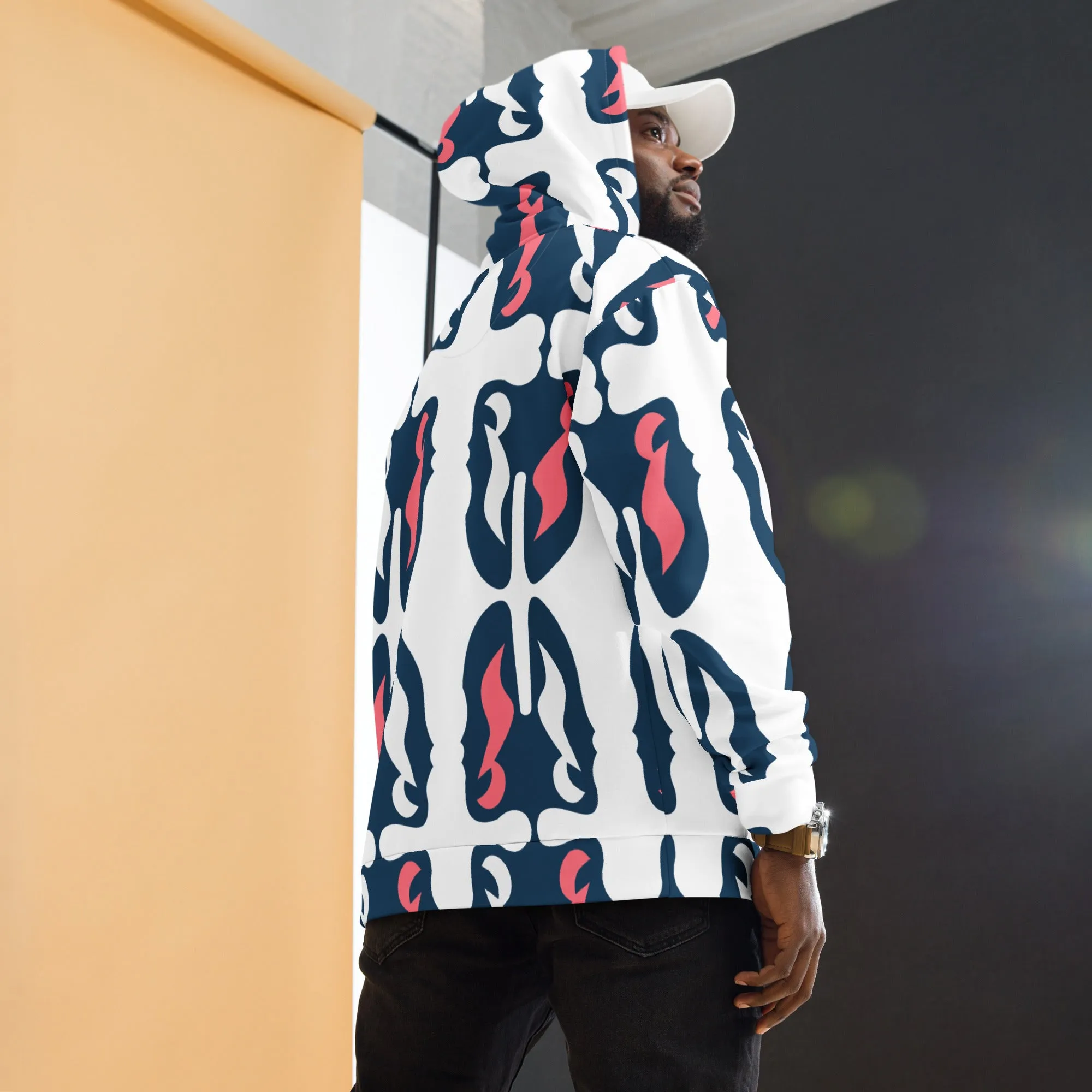 Unisex Hoodie | The Music Face Note Textile