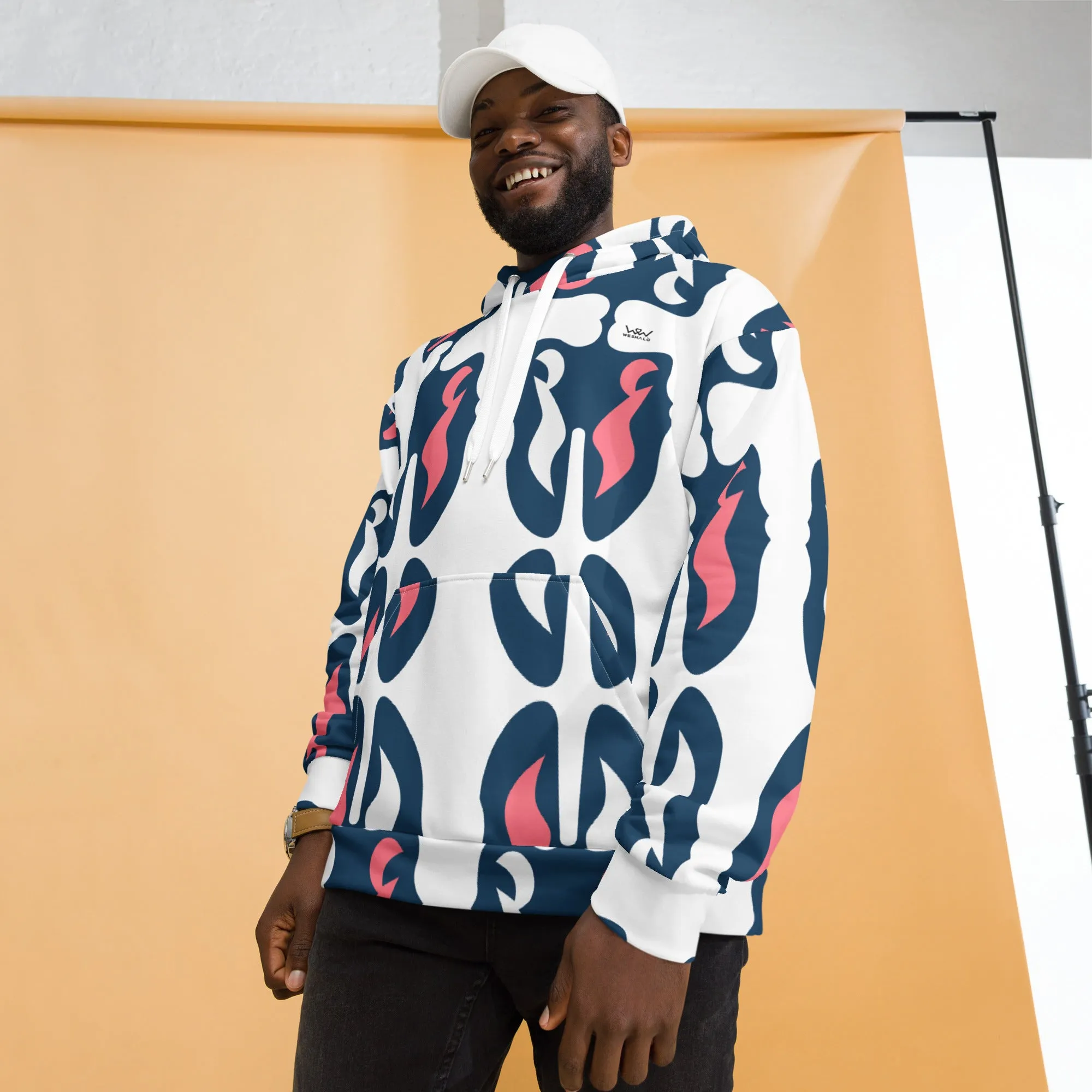 Unisex Hoodie | The Music Face Note Textile