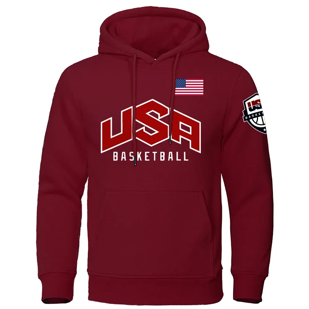 USA Basketball Street Print Men's Sweatshirts