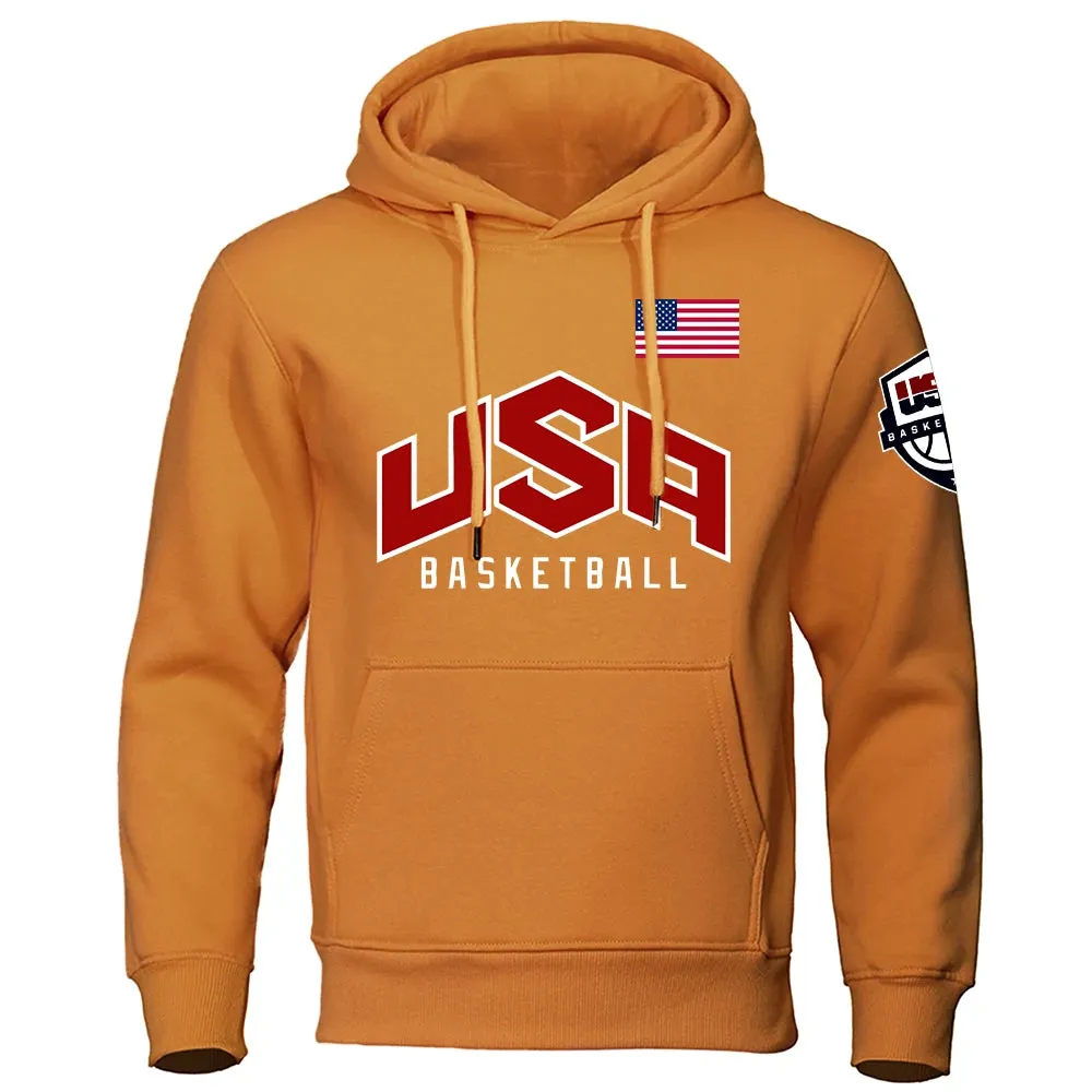 USA Basketball Street Print Men's Sweatshirts