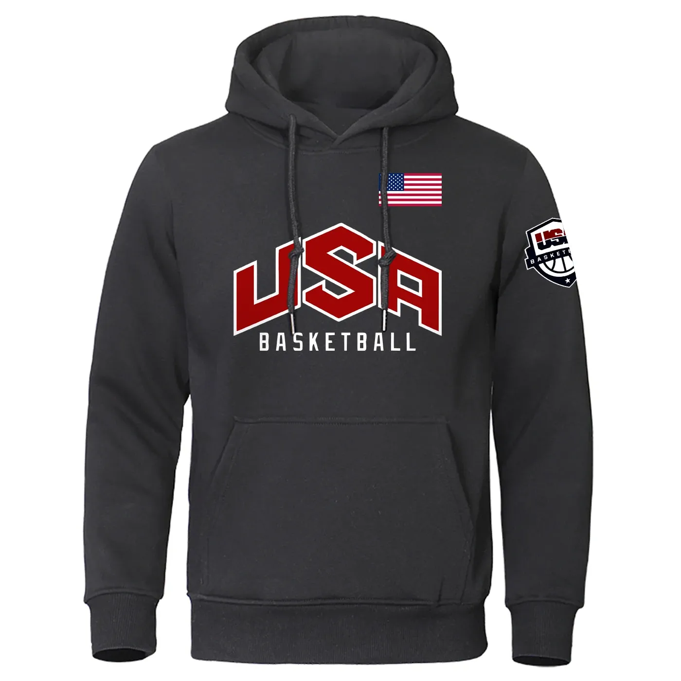 USA Basketball Street Print Men's Sweatshirts
