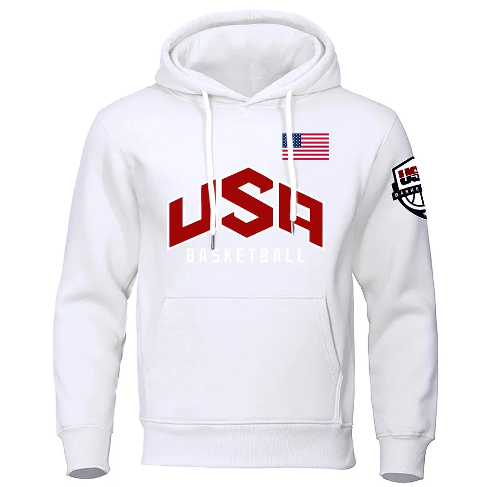 USA Basketball Street Print Men's Sweatshirts