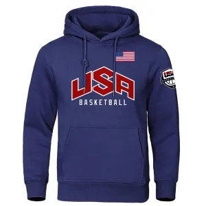 USA Basketball Street Print Men's Sweatshirts