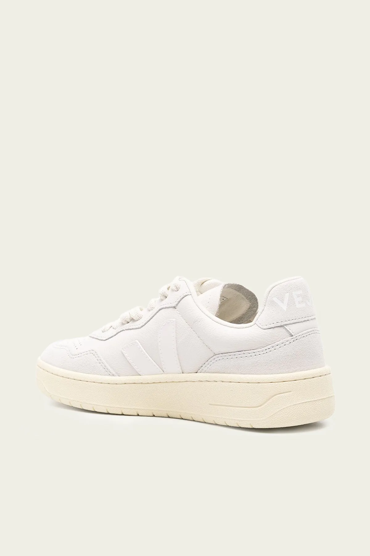 V-90 O.T. Leather Men Sneaker in Gravel White