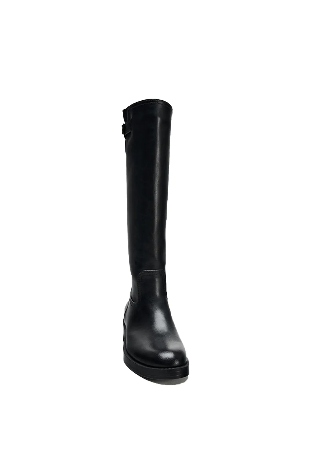 Venetia - Classic Chunky Heel Elegance Woman's Mid Calf Boots