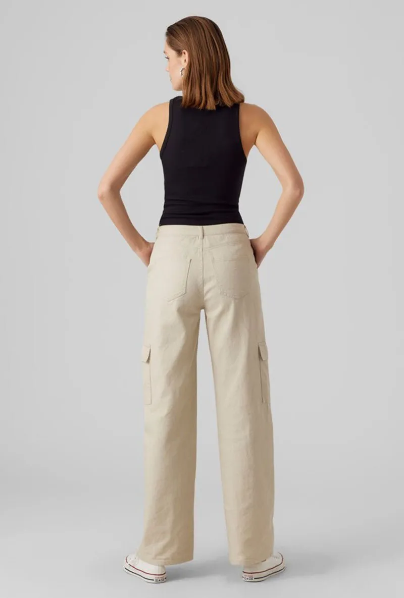 VERO MODA ROMA SL RIB TOP
