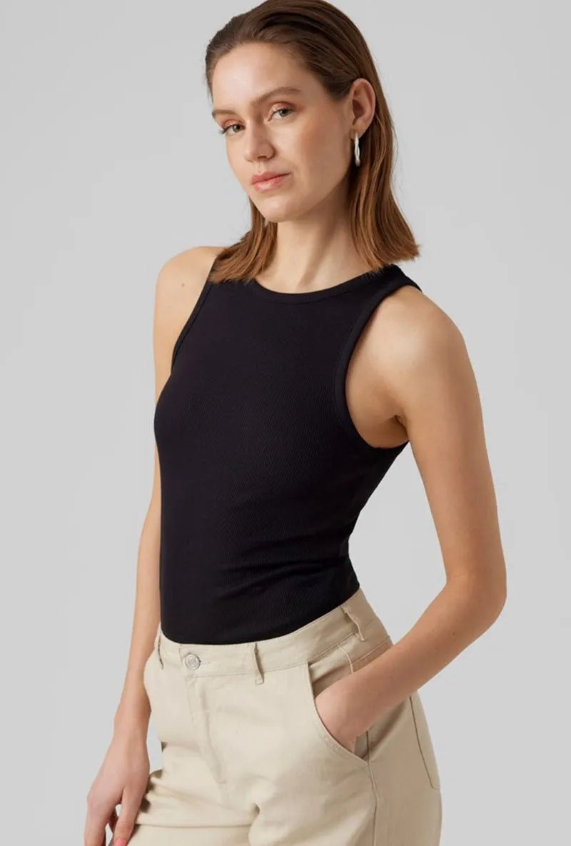 VERO MODA ROMA SL RIB TOP