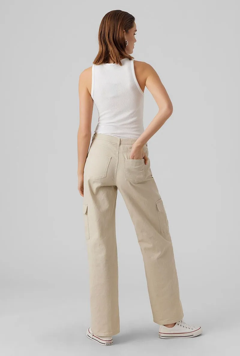 VERO MODA ROMA SL RIB TOP