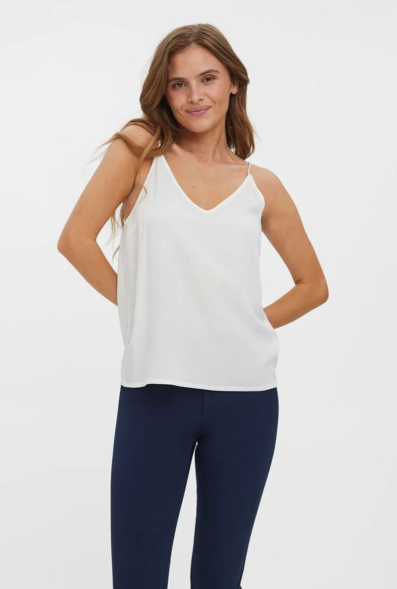 VERO MODA TIKA VNECK SINGLET TOP