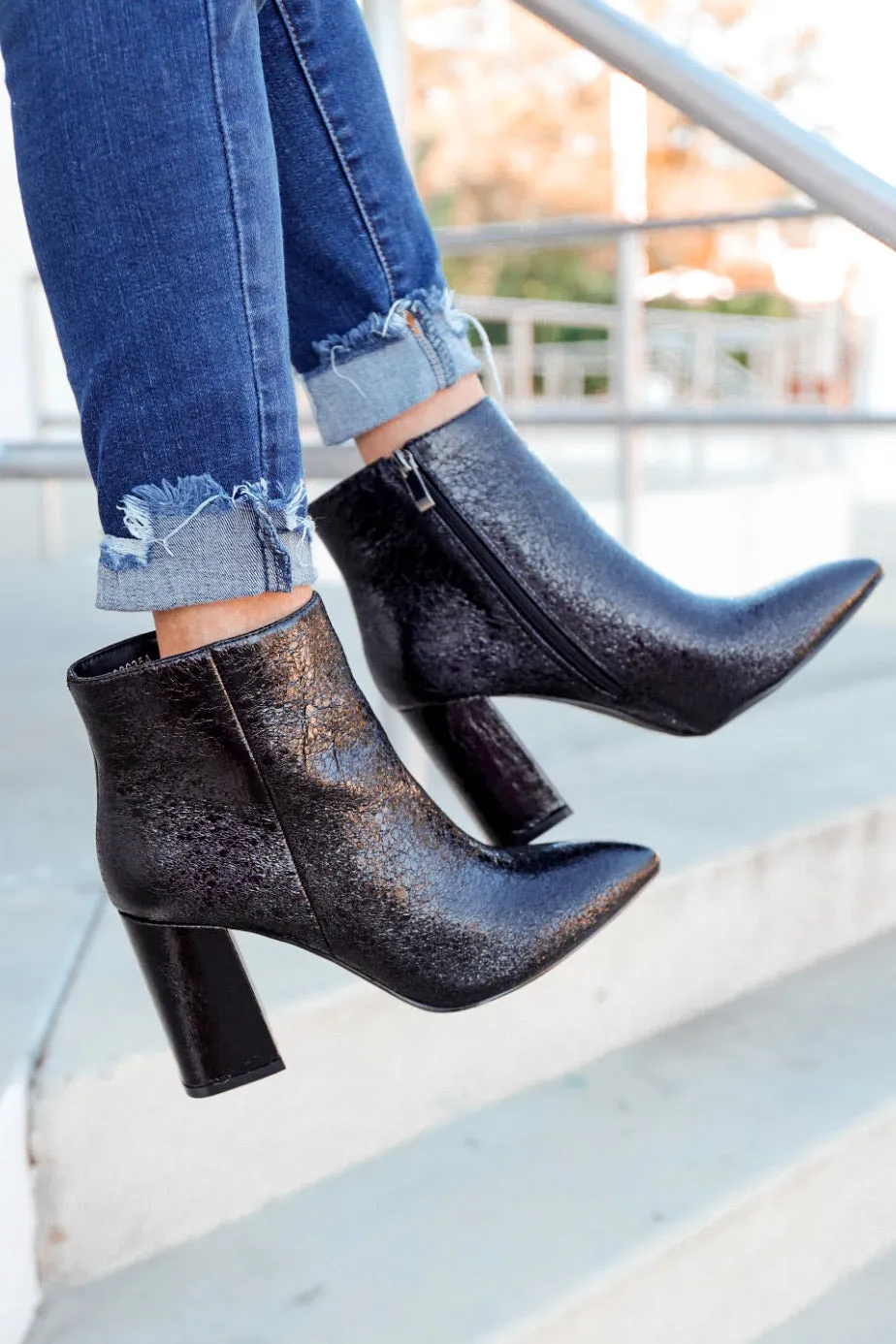 Veronica Ankle Boots by ShuShop - Black
