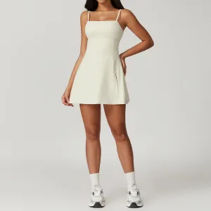 Versatile A-Line Dress with Built-In Shorts