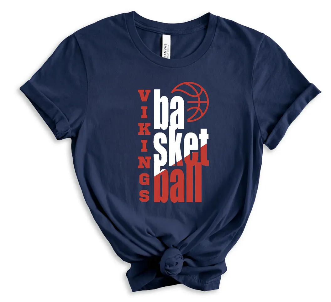 Vikings Basketball Vertical (M370)