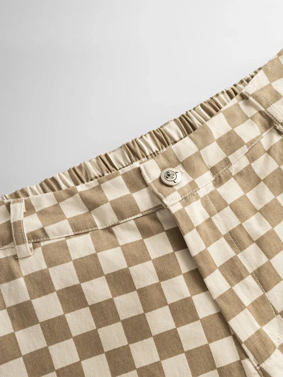 Viper Trousers - Brown Checked