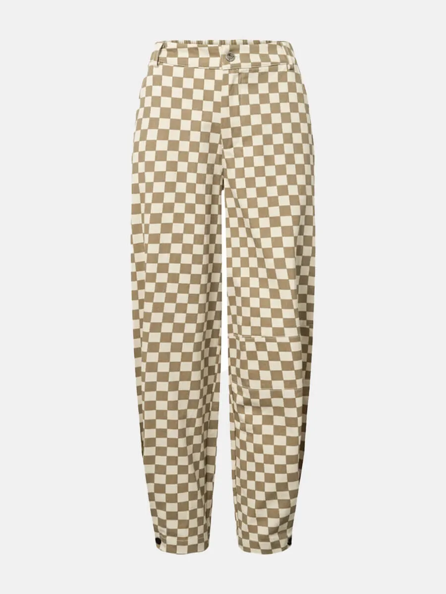 Viper Trousers - Brown Checked