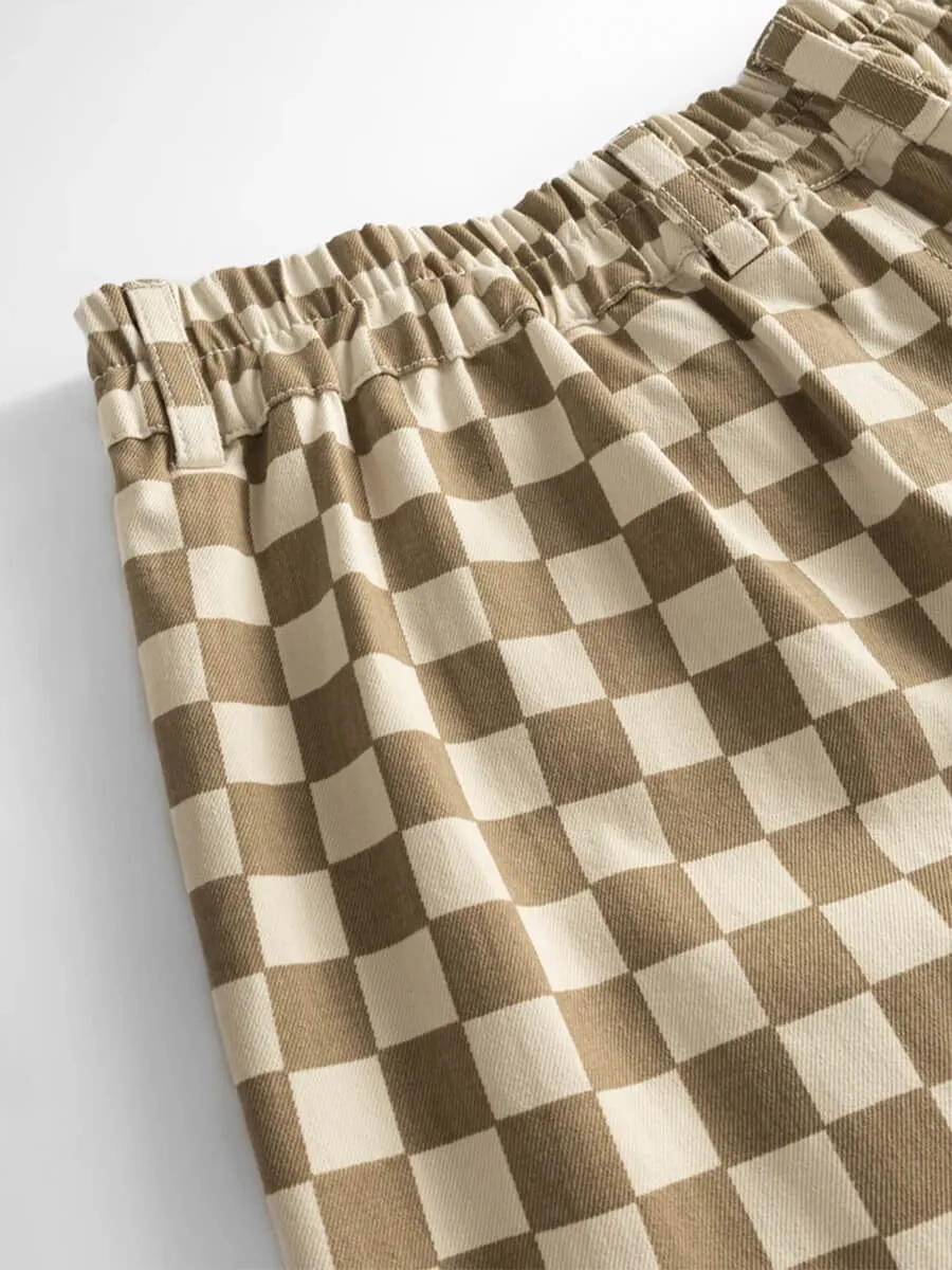 Viper Trousers - Brown Checked