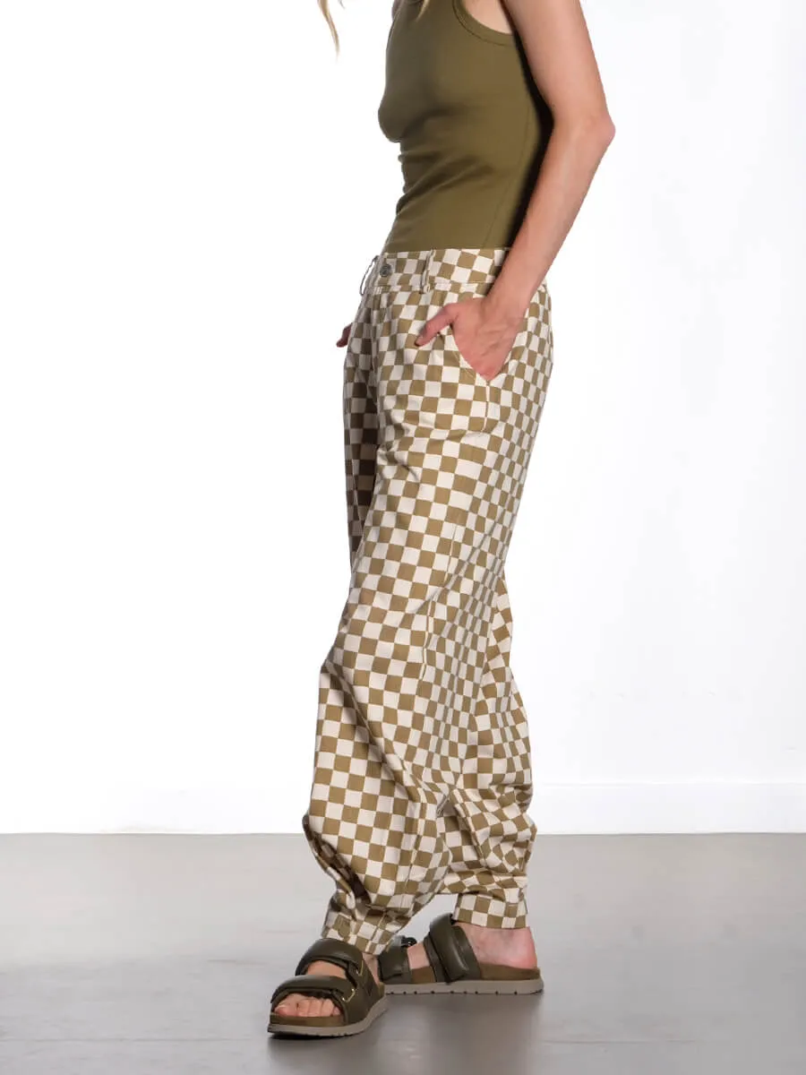 Viper Trousers - Brown Checked