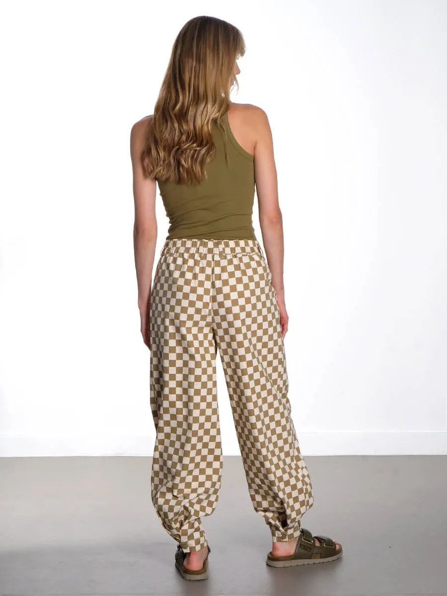 Viper Trousers - Brown Checked
