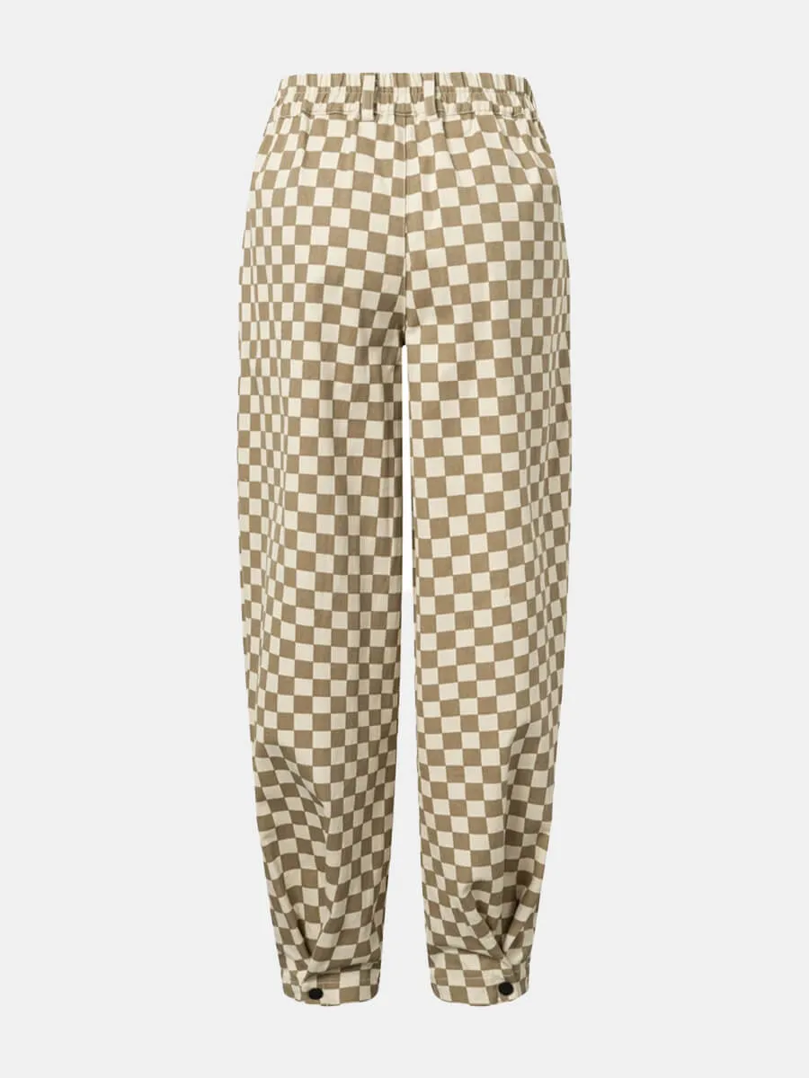Viper Trousers - Brown Checked