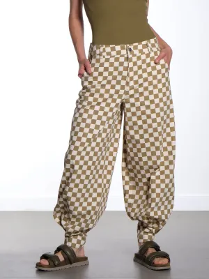 Viper Trousers - Brown Checked