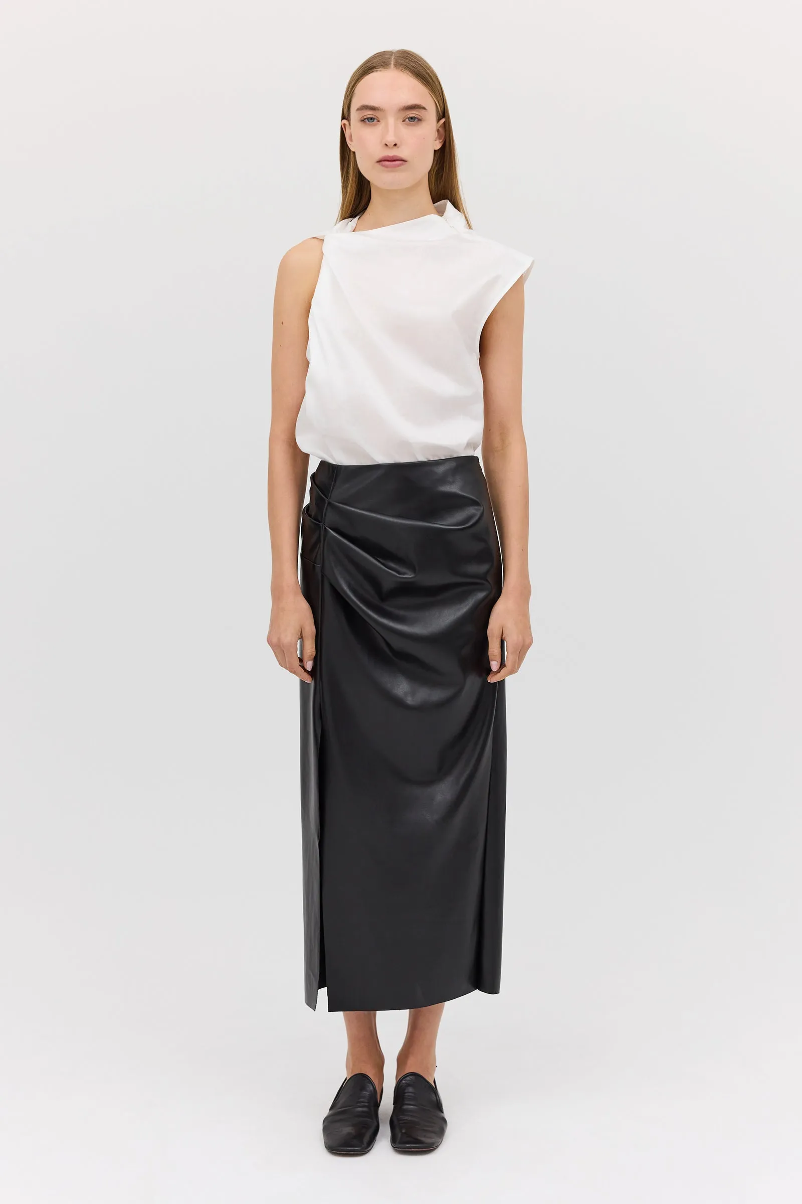 WHITE COTTON YANG TOP