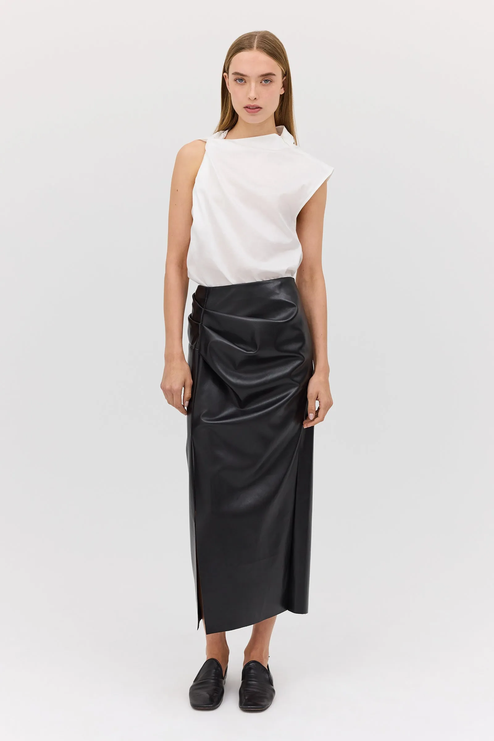 WHITE COTTON YANG TOP