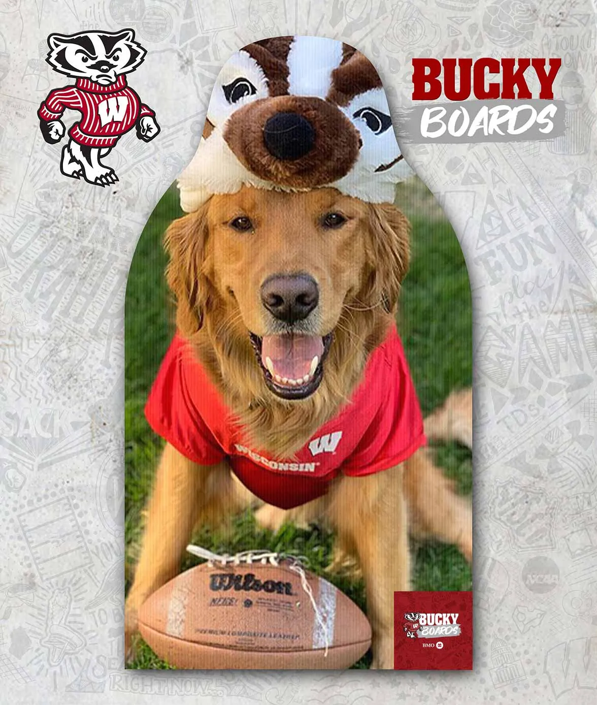 Wisconsin - Team Family Bucky Boards
