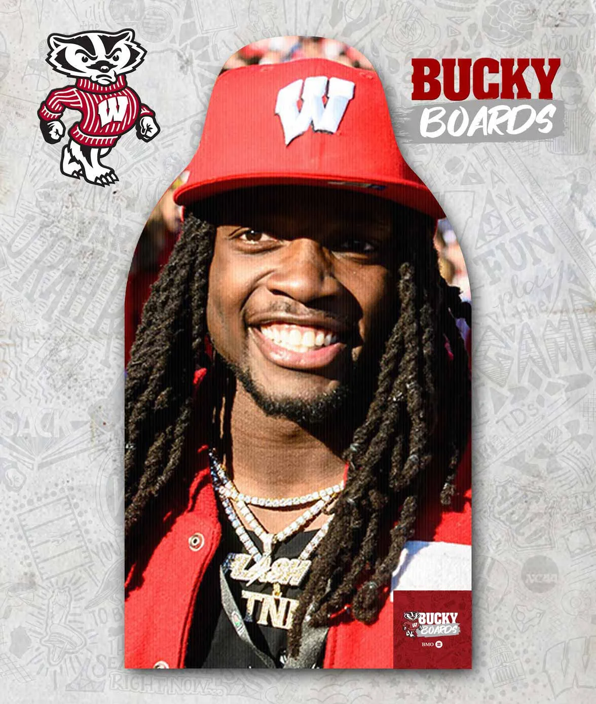Wisconsin - Team Family Bucky Boards