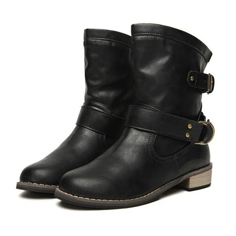 Women Ankle Shoes Handsome Ankle Boots