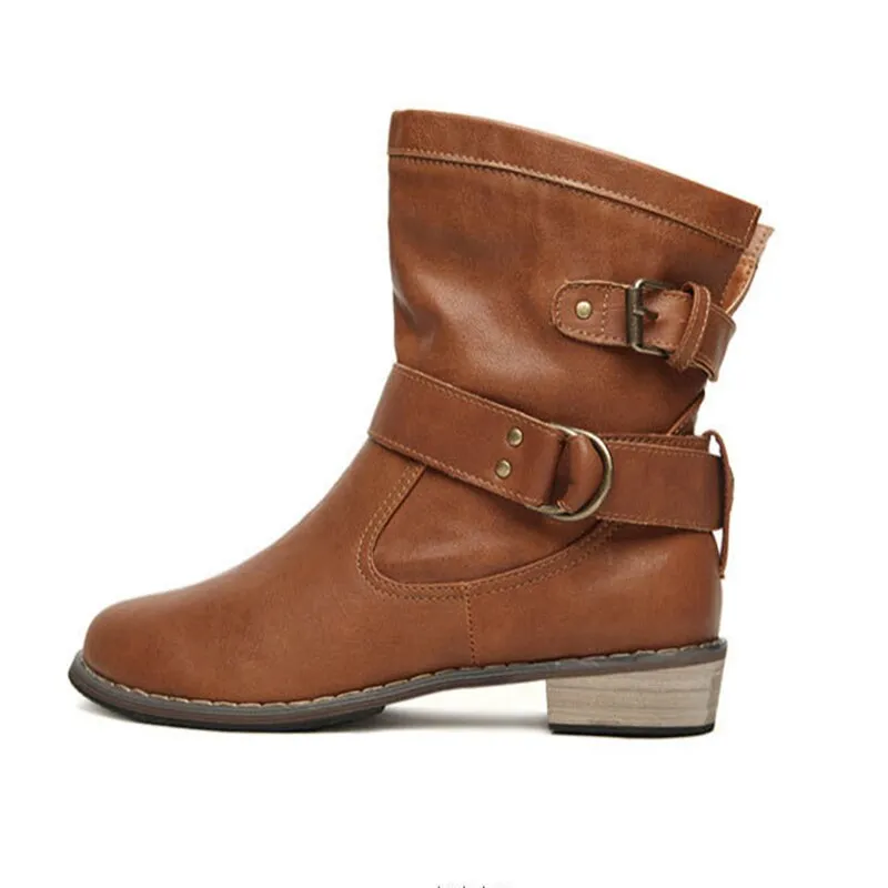 Women Ankle Shoes Handsome Ankle Boots