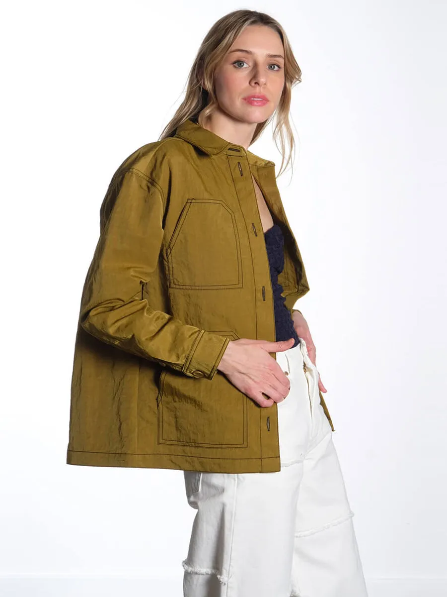Workwear Shirt Jacket - Olive