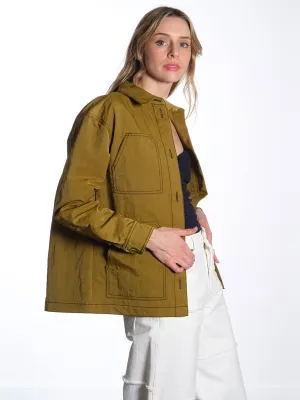 Workwear Shirt Jacket - Olive