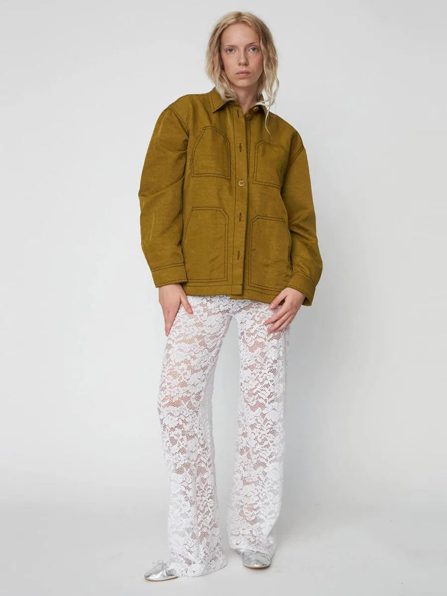 Workwear Shirt Jacket - Olive