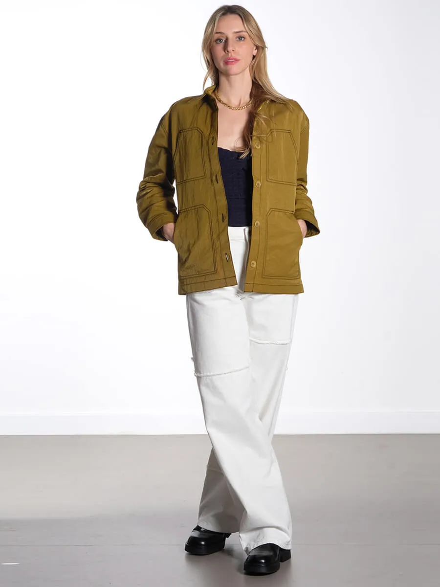 Workwear Shirt Jacket - Olive