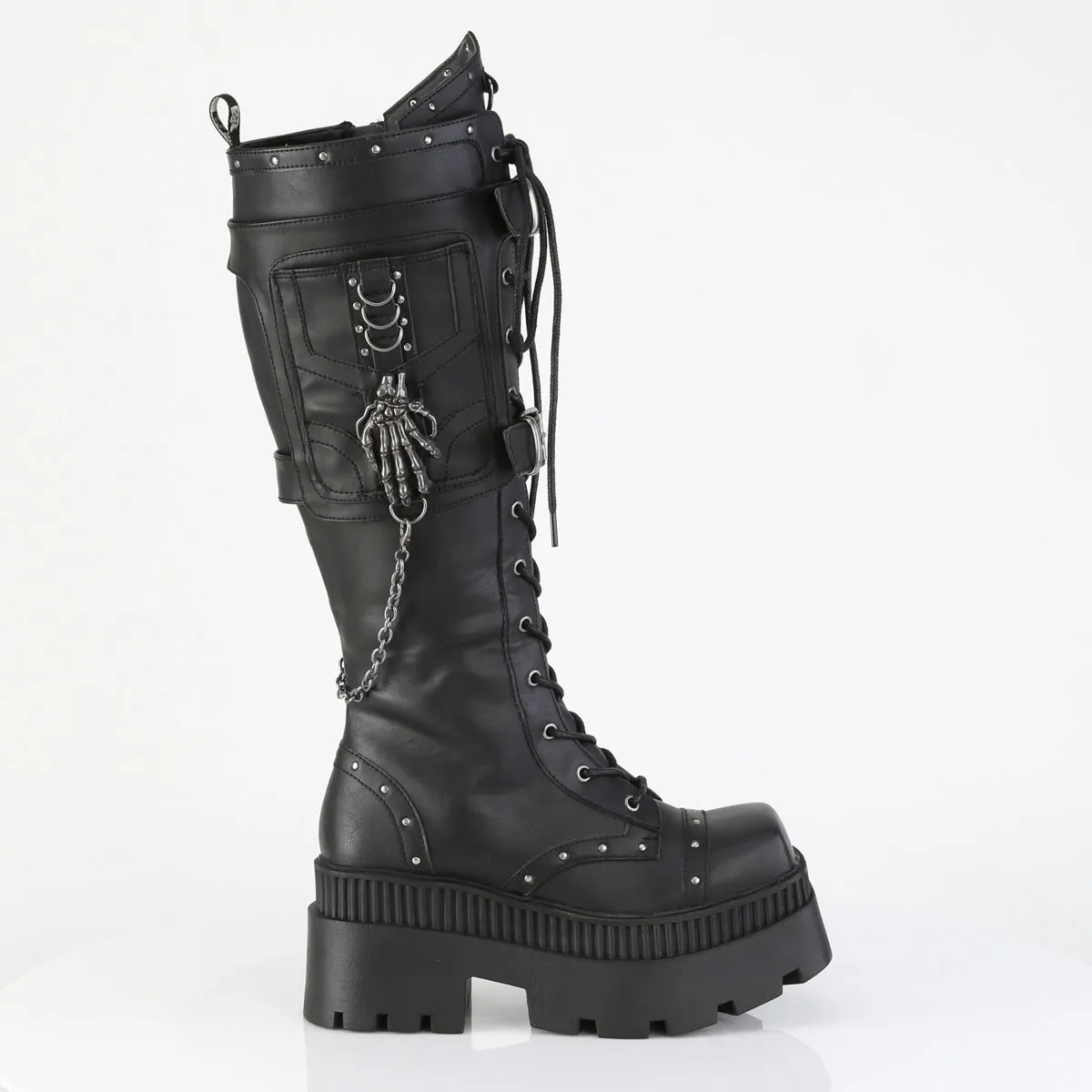 WRATH-205  Black Vegan Leather