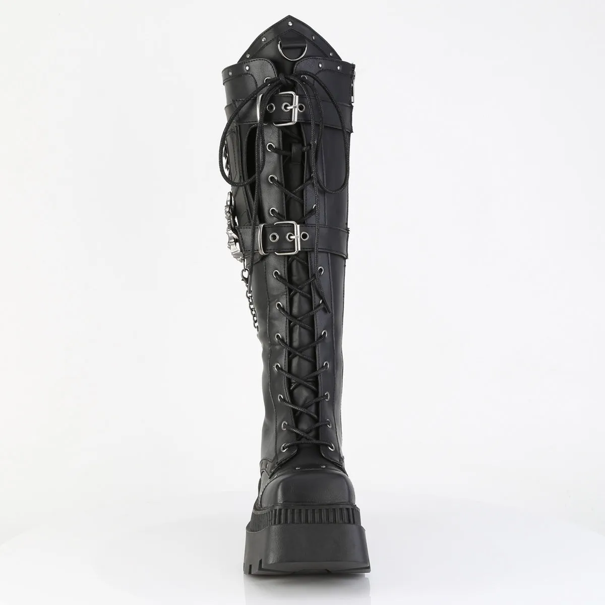 WRATH-205  Black Vegan Leather